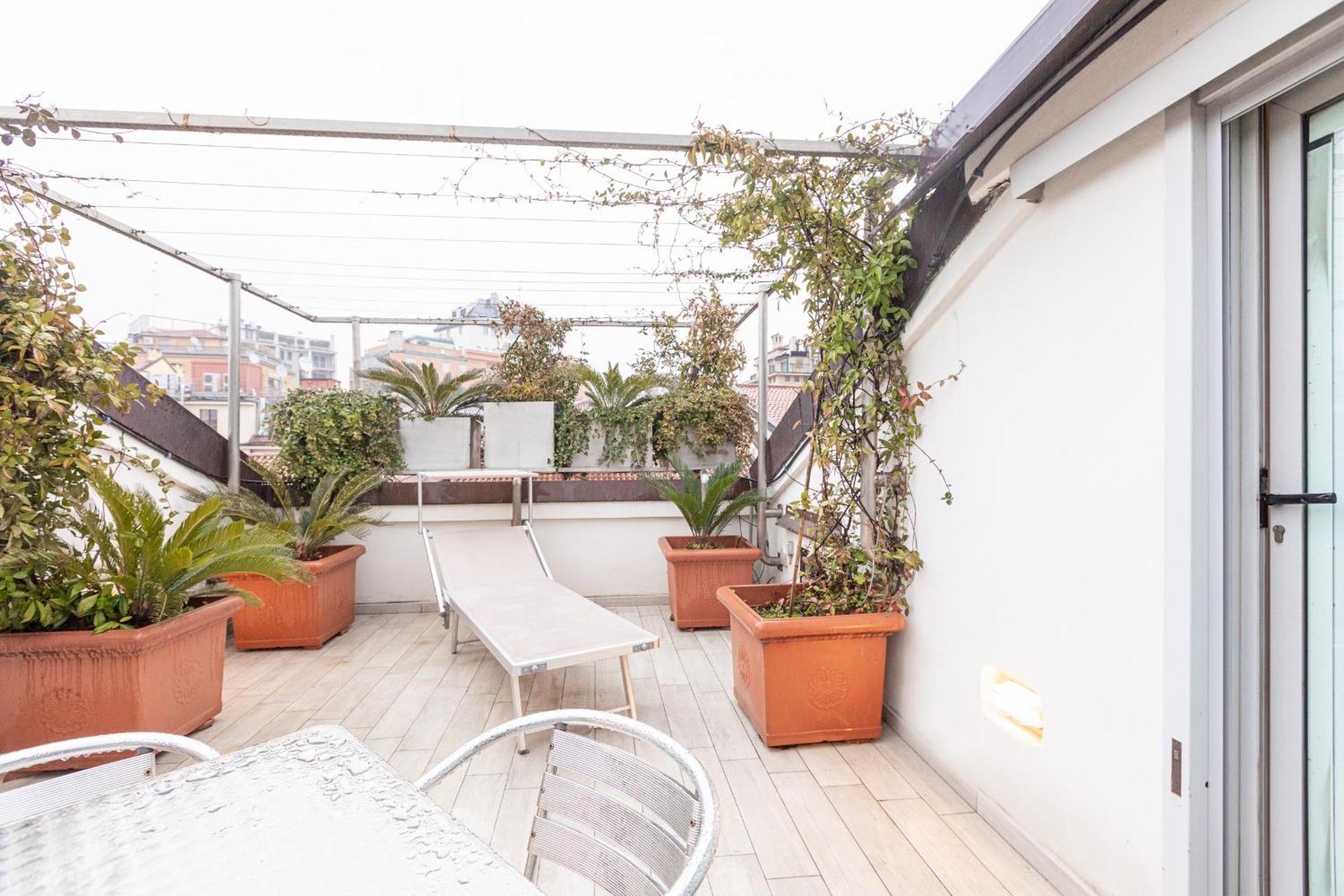 Monte Napoleone Split-Level Terrace Apartment - Top Collection Milano Eksteriør bilde